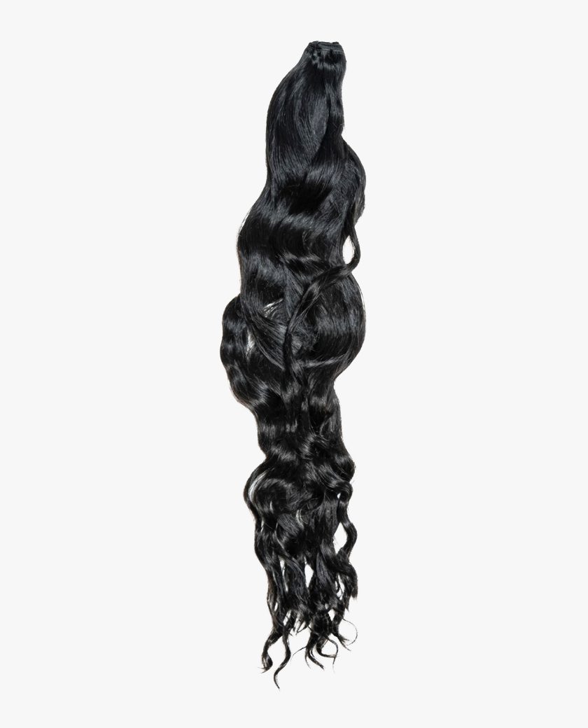 Raw Vietnamese Loose Curly — texture close-up