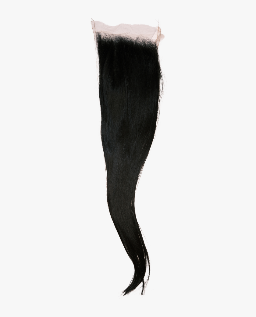 Raw Vietnamese Natural Straight HD Lace Closure - lace and knot detail