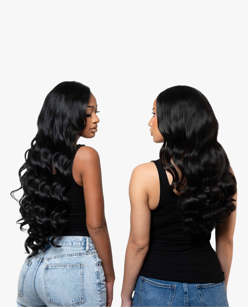 Raw Vietnamese Natural Wave HD Lace Frontal — full install on model
